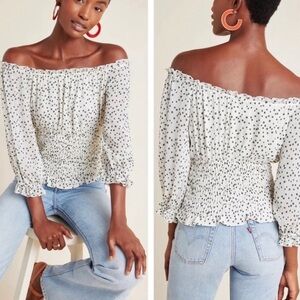 EUC Anthropologie Top | Lucia Off Shoulder Top